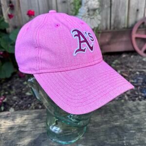 New Era Oakland Athletics A's Women's MLB Pink Glitter Baseball Cap Hat